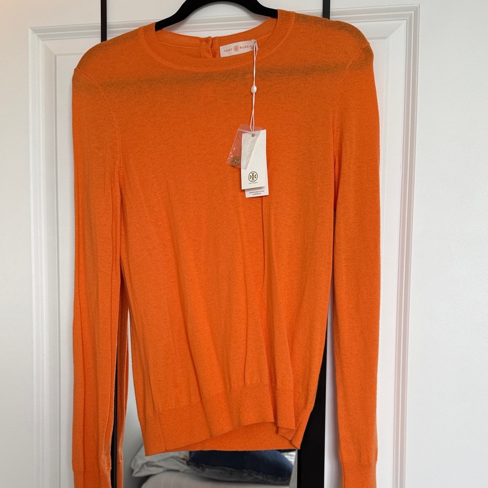 BNWT Tory Burch Cashmere Crew Neck Sweater